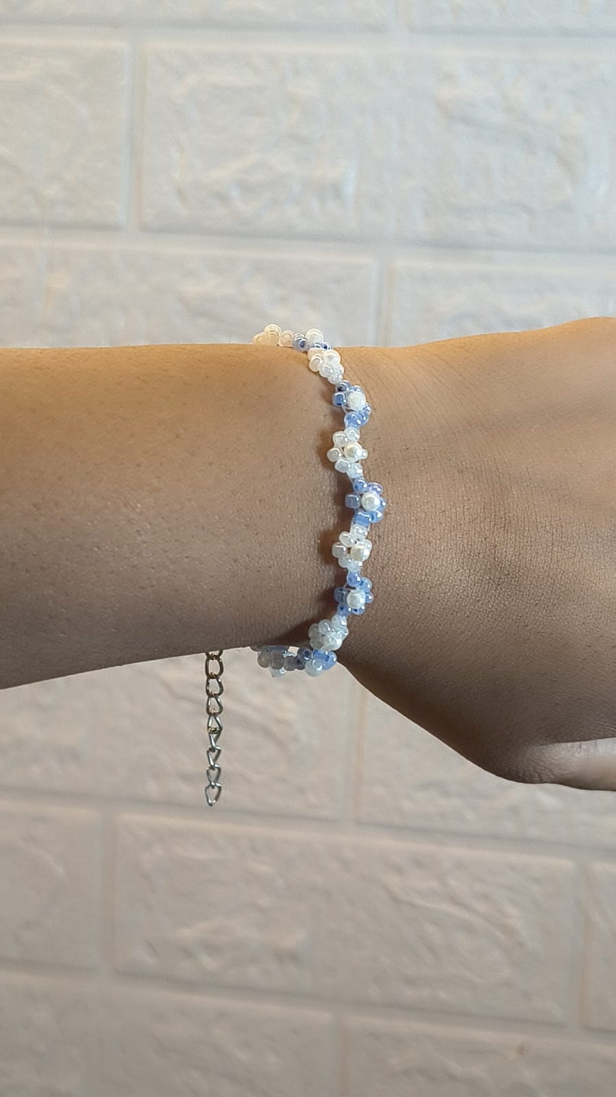 Beaded Flower Bracelet, Daisy Bracelet, Floral Bracelet, Aesthetic Flower Bracelet, Bridgerton Jewellery, Gift for Her, Birthday Gift