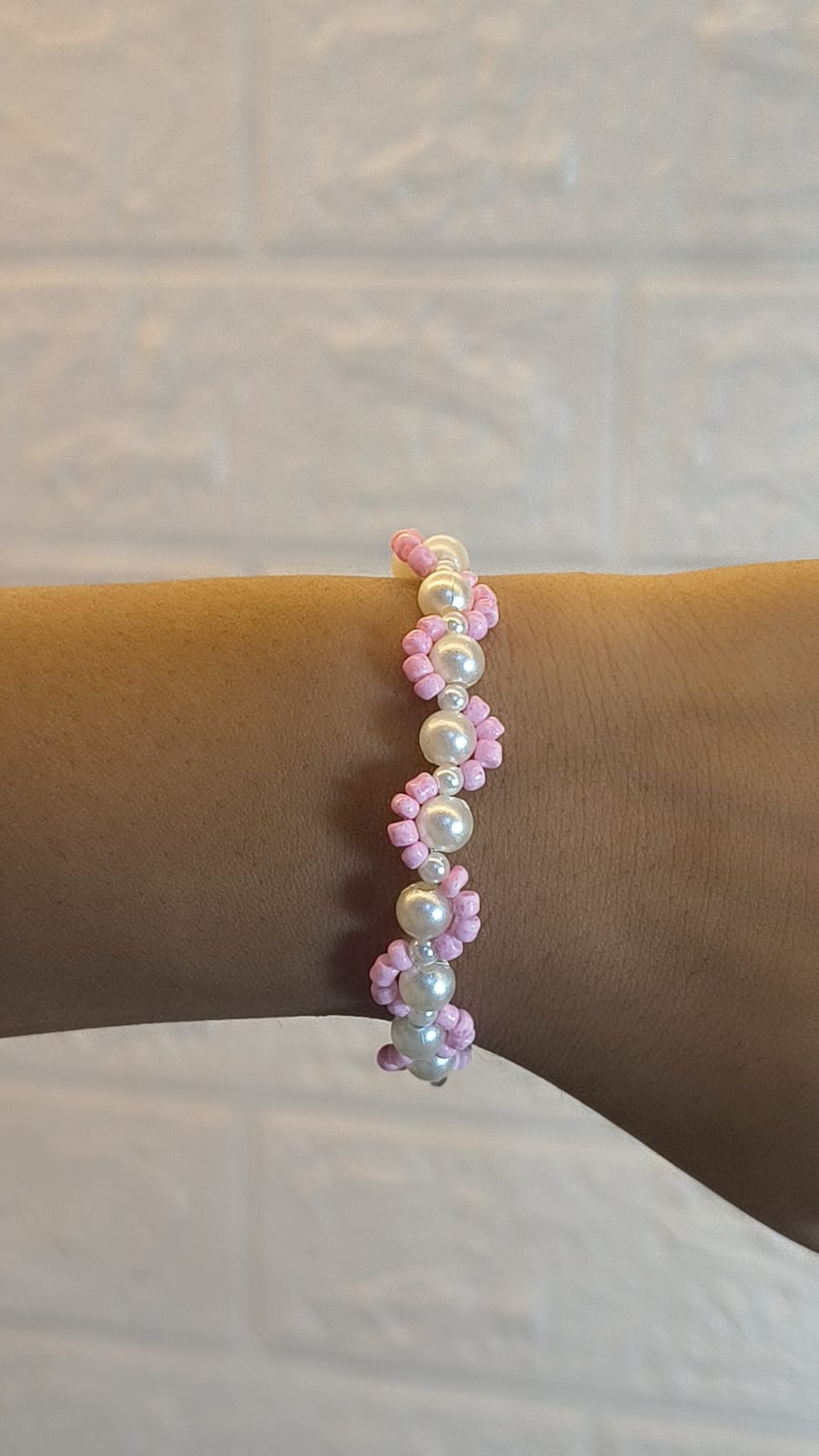 Beaded Flower Bracelet, Daisy Bracelet, Floral Bracelet, Aesthetic Flower Bracelet, Bridgerton Jewellery, Gift for Her, Birthday Gift