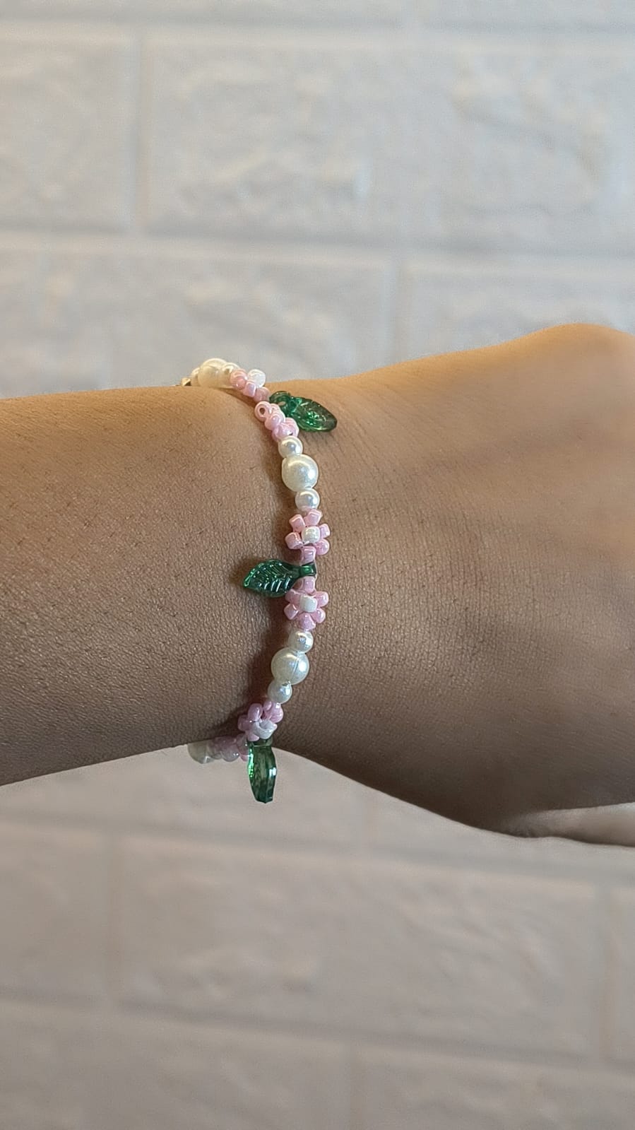 Beaded Flower Bracelet, Daisy Bracelet, Floral Bracelet, Aesthetic Flower Bracelet, Bridgerton Jewellery, Gift for Her, Birthday Gift