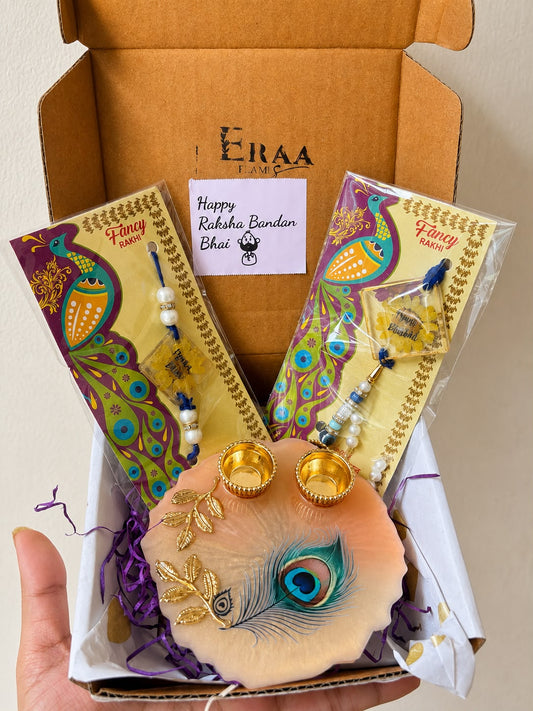 ERAAFLAMES Bhaiya Bhabhi Rakhi Combo